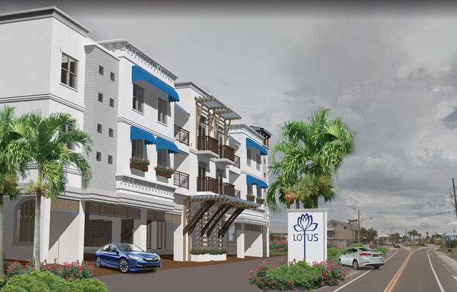 Exterior view of the Lotus Hotel Oceanfront Amelia Island/Fernandina Beach